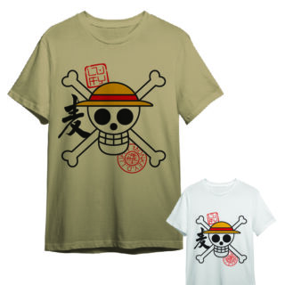 Camiseta infantil One Piece Skull M/C