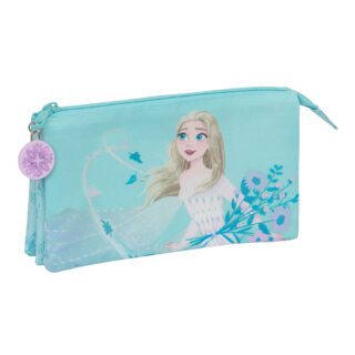 Estuche triple Frozen II  Hello Spring