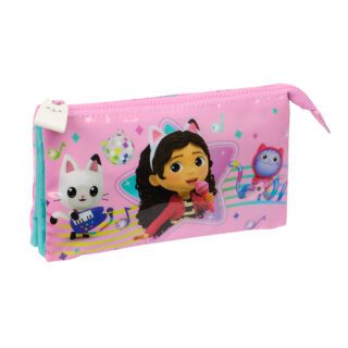 Estuche triple Gabby's Dollhouse  Party