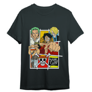 Camiseta infantil One Piece Straw Hat Crew