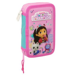 Plumier doble Gabby's Dollhouse 28pcs