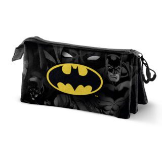 Estuche triple Batman negro Batman Caped