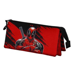 Estuche triple Deadpool rojo Deadpool Bad