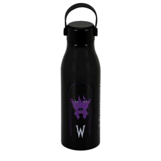 Botella Miércoles Braid negra