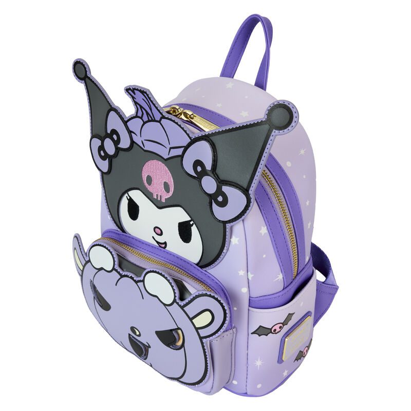 Mini mochila Kuromi y Calabaza Loungefly - Imagen 6