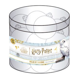 Pack 10 bolas árbol de Navidad HP negras