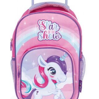 Mochila ruedas Unicornio 36cm