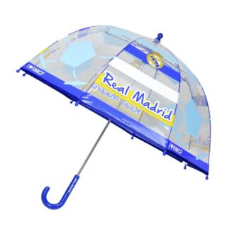 Paraguas manual Real Madrid transp.