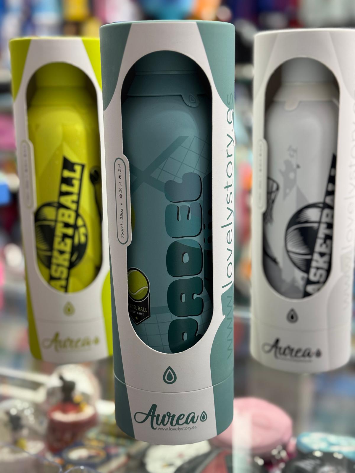 Botella Padel verde 710ml térmica acero