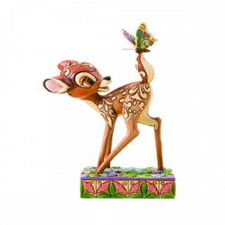 Figura Enesco Bambi con mariposa Disney