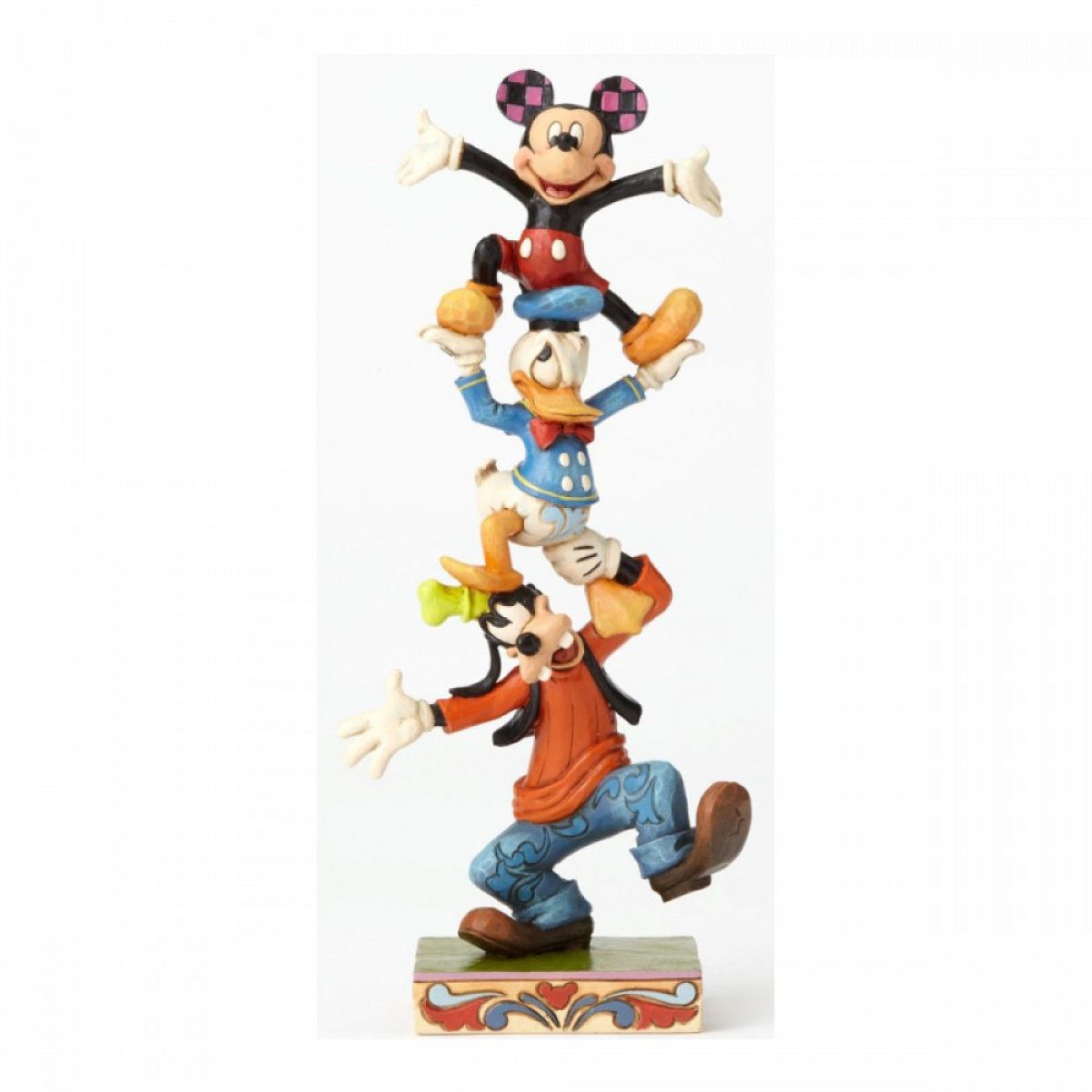 Figura Goofie, Donald y Mickey Mouse