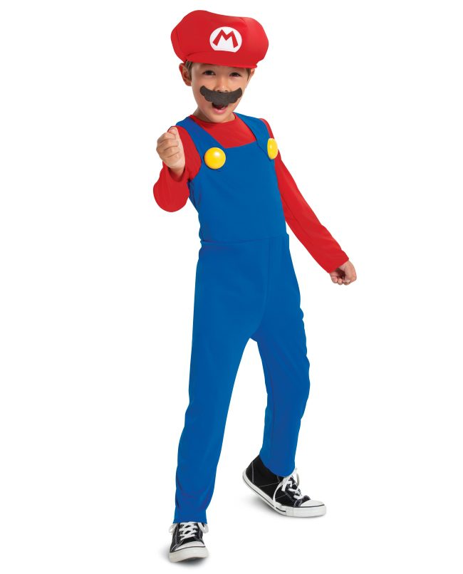 Disfraz Nintendo Super Mario Lujo T.3-4