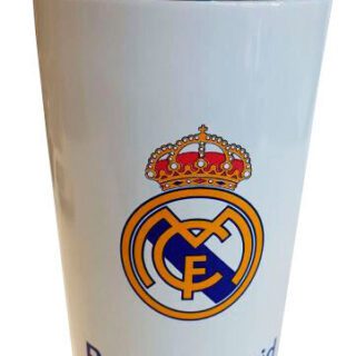 Jarra termo Real Madrid blanca