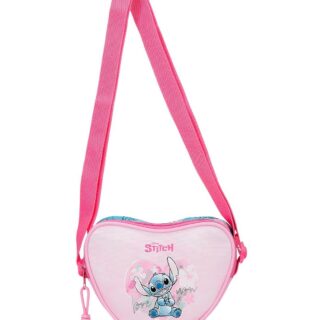 Bolso bandolera Stitch rosa