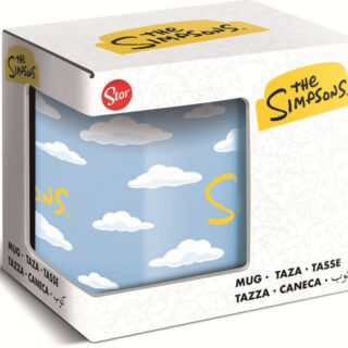 Taza cerámica Homer Simpsons nubes