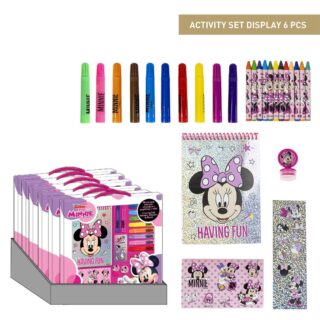 Set papelería coloreable display Minnie