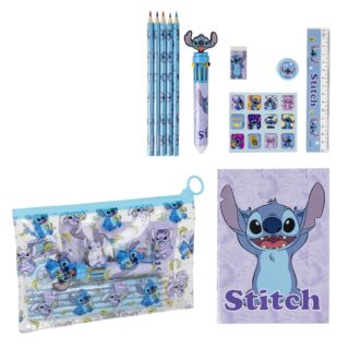 Set papelería escolar eva Stitch