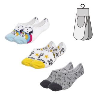 Pack 3 calcetines Snoopy pinkies
