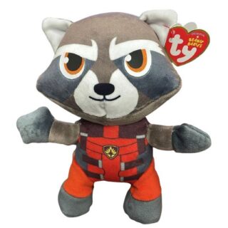 Peluche TY Rocket 15cm Marvel