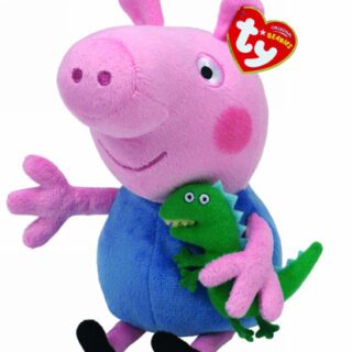 Peluche TY George Peppa Pig 15cm