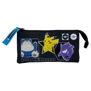 Estuche triple Pokemon Geo