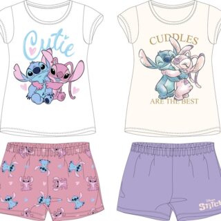 Pijama infantil M/C Stitch y Angel Disney