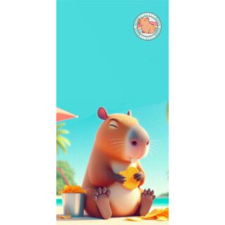 Toalla microfibra Capibara gloton