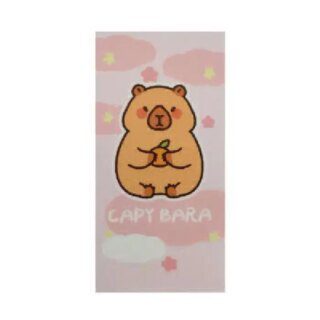 Toalla Capibara rosa microfibra