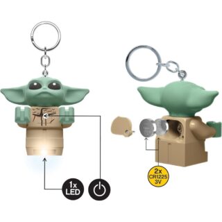 Llavero luminoso Baby Yoda Star Wars Lego