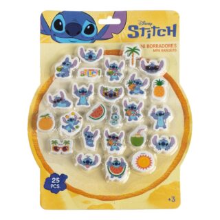 Pack 25 gomas borrar Stitch