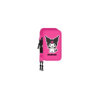 Plumier triple Kuromi 37 pcs