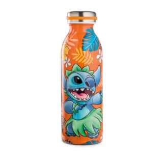Botella térmica naranja Stitch