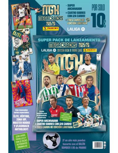 Pack Megacracks La Liga 25-26 de Panini