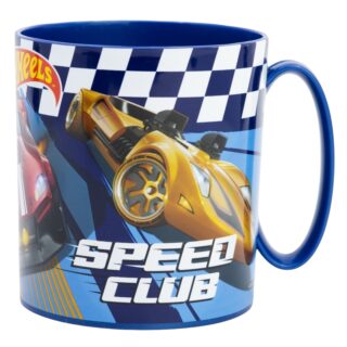 Taza micro Hotwheels 390 ml blue fire