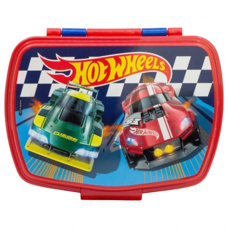 Sandwichera rectangular Hotwheels Blue Fire - Imagen 2
