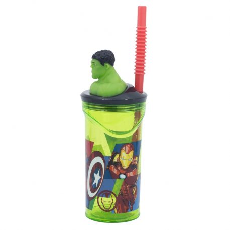 Vaso figurita 3D Hulk 360ml Vengadores - Imagen 2