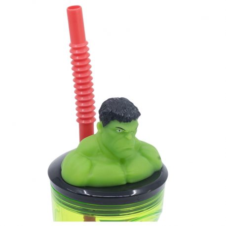 Vaso figurita 3D Hulk 360ml Vengadores - Imagen 3