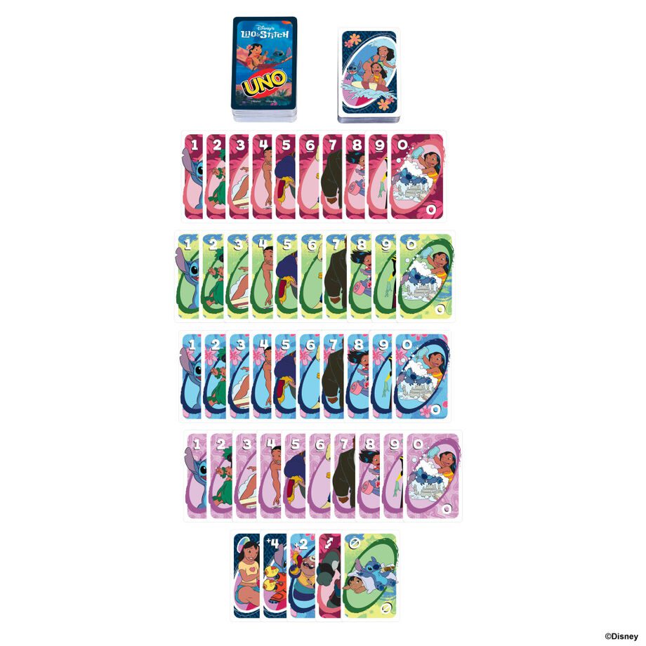Juego cartas Uno Lilo & Stitch Disney - Imagen 5