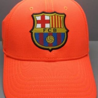 Gorra FC Barcelona naranja Junior