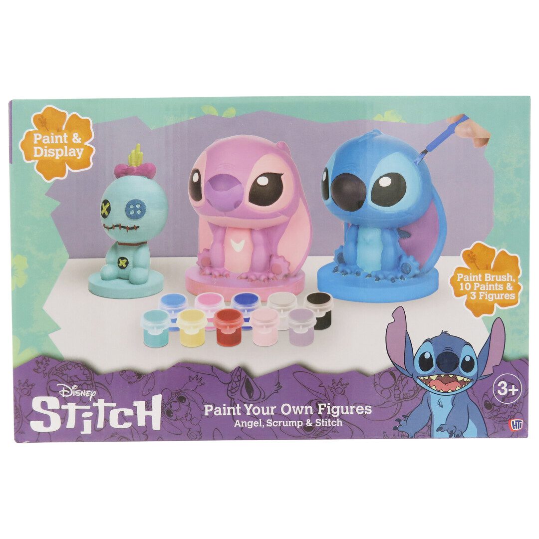 Set Stitch 3 figuras escayola para pintar