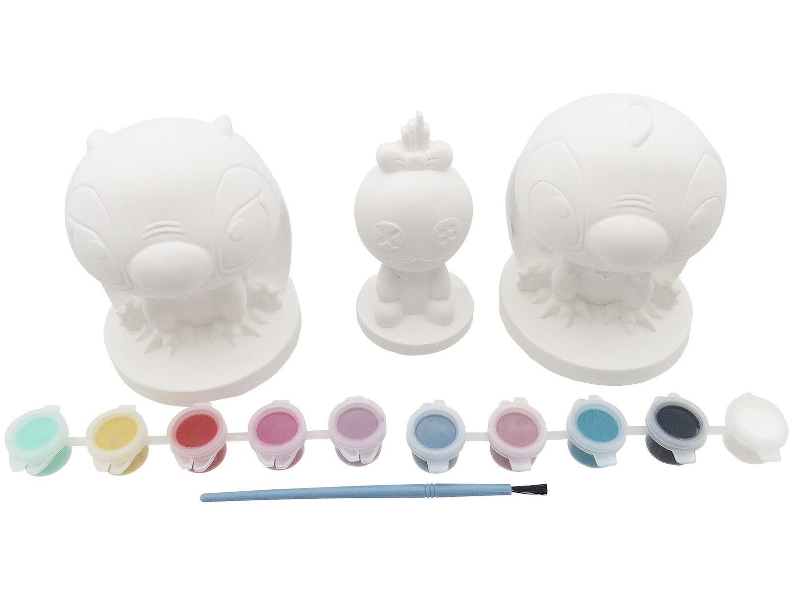 Set Stitch 3 figuras escayola para pintar - Imagen 3