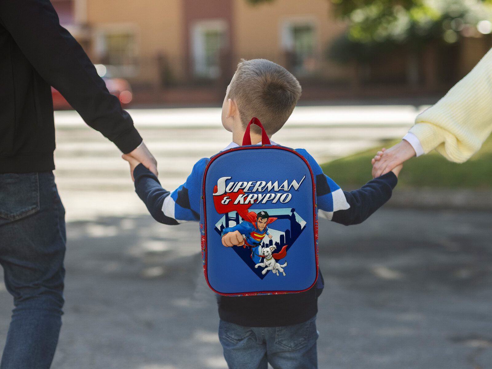 Mochila 3D Kripto 30cm Superman Eva - Imagen 5