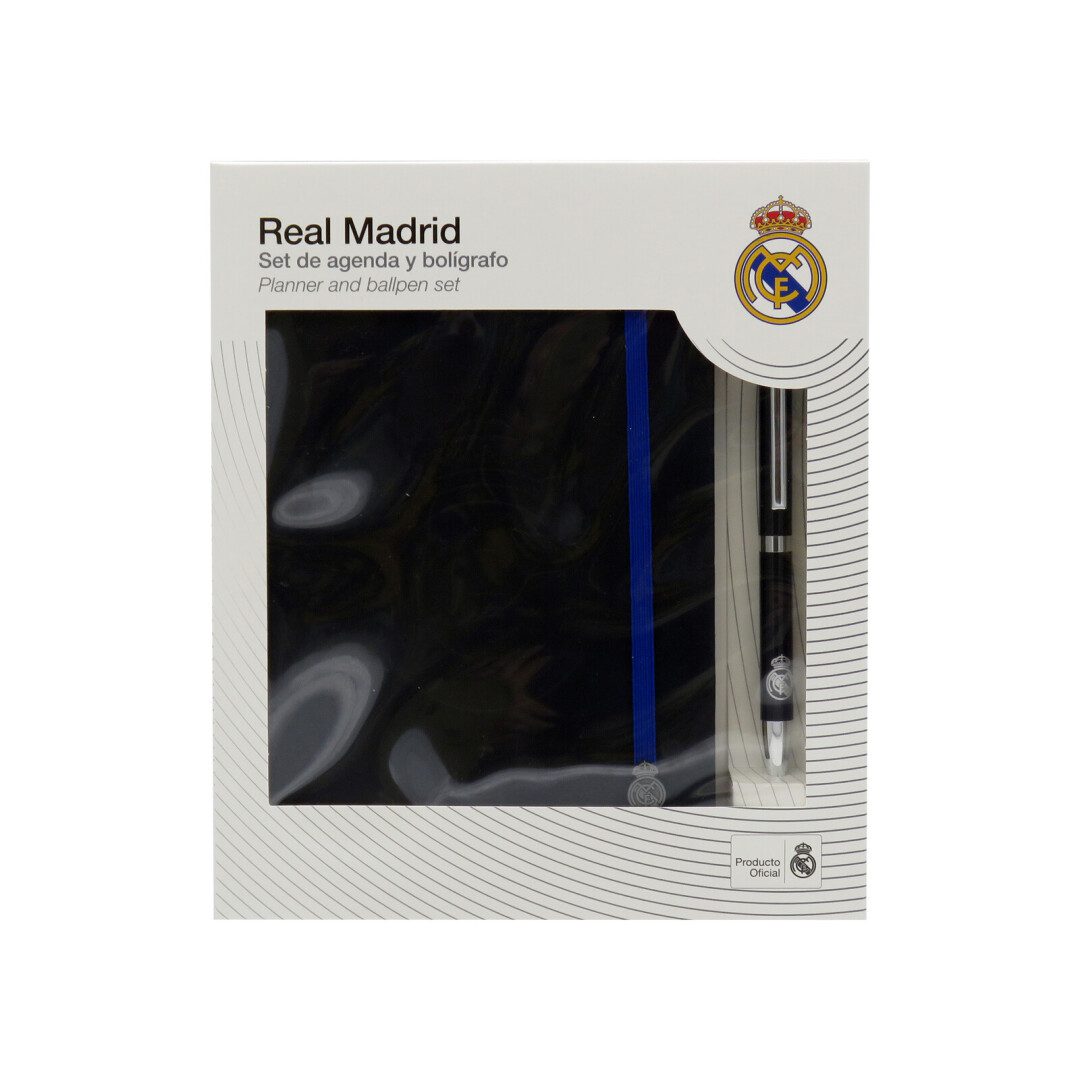 Set agenda y bolígrafo Real Madrid