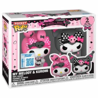 Llaveros Pocket Pop My Melody y Kuromi