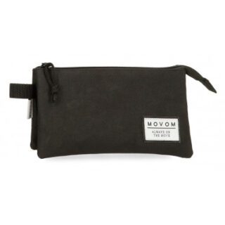 Estuche triple Movon negro