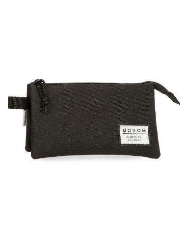 Estuche triple Movon negro