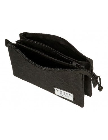 Estuche triple Movon negro - Imagen 3