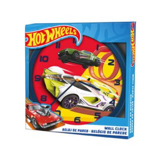 Reloj de pared Hotwheels