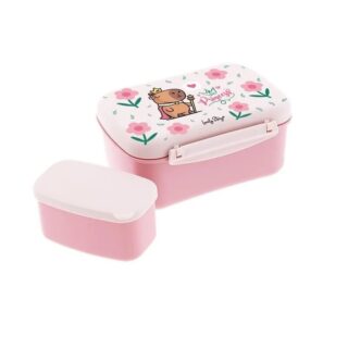 Sandwichera hermética Capibara pink