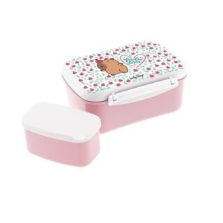 Sandwichera hermética Capibara ice/pink